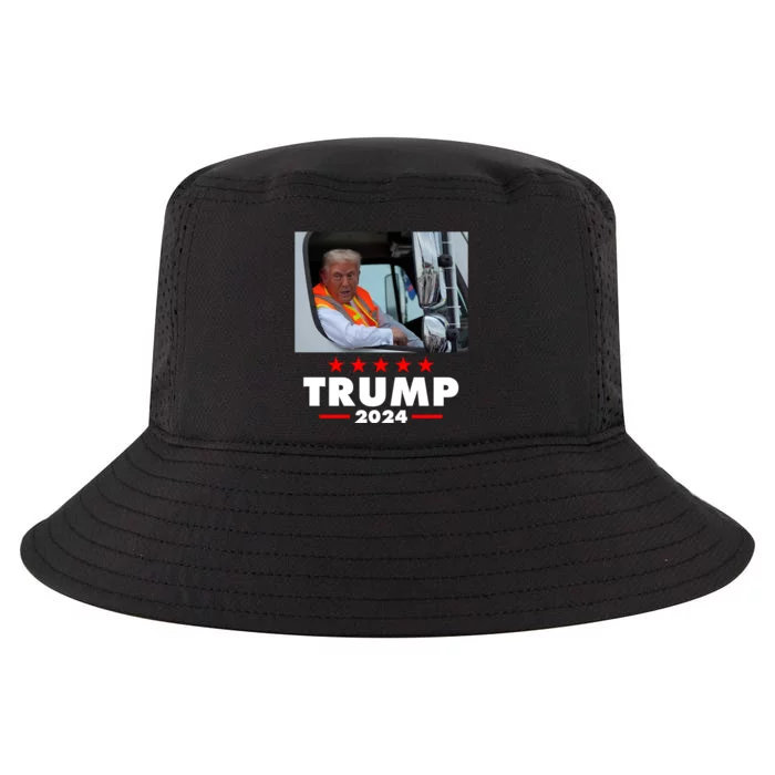 Garbage Truck Trump 2024 Cool Comfort Performance Bucket Hat