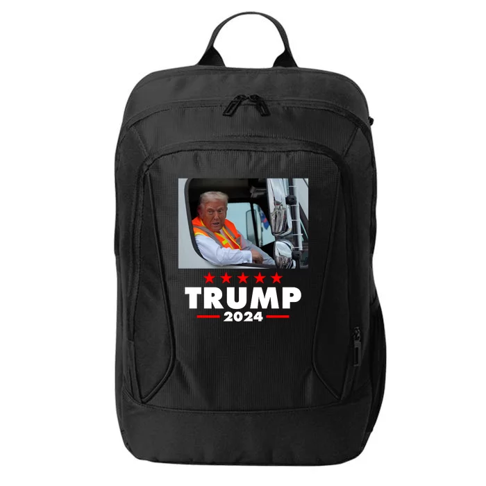 Garbage Truck Trump 2024 City Backpack