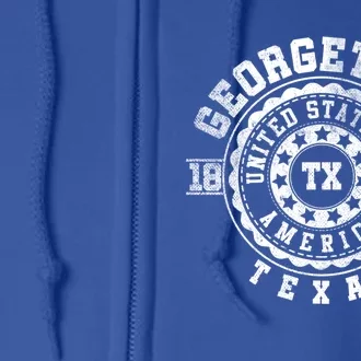 Georgetown Tx Texas Vintage City S Meaningful Gift Full Zip Hoodie