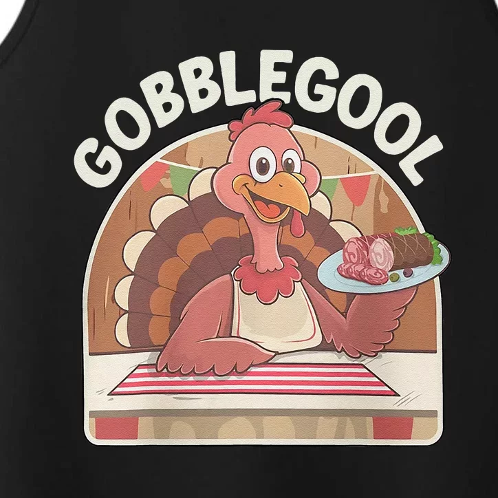 Gobblegool Turkey Thanksgiving Performance Tank