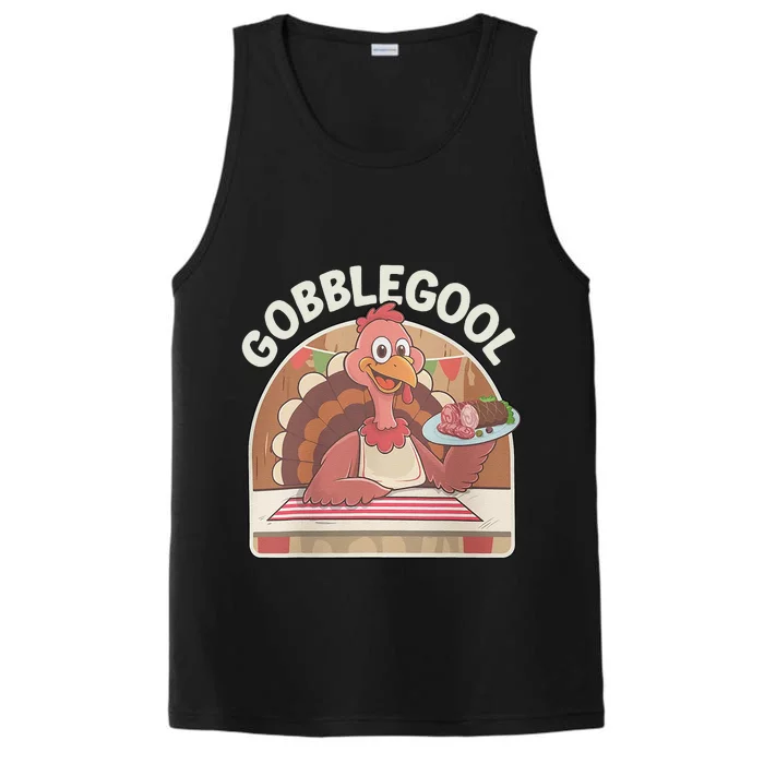 Gobblegool Turkey Thanksgiving Performance Tank