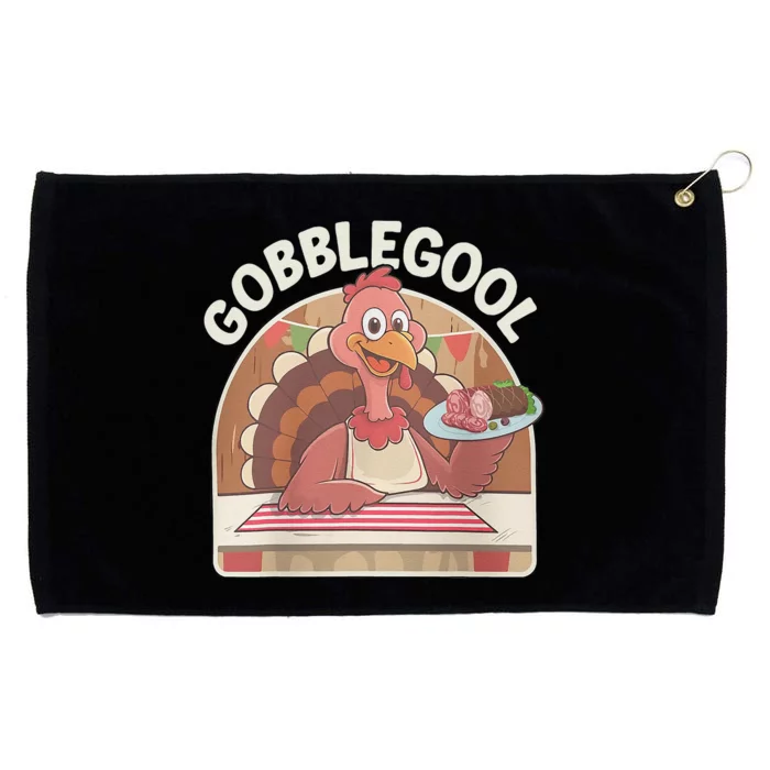 Gobblegool Turkey Thanksgiving Grommeted Golf Towel