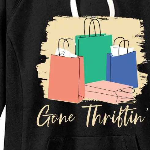 Gone Thriftin' Thrifting Queen Bargain Hunting Cute Gift Women's Fleece Hoodie