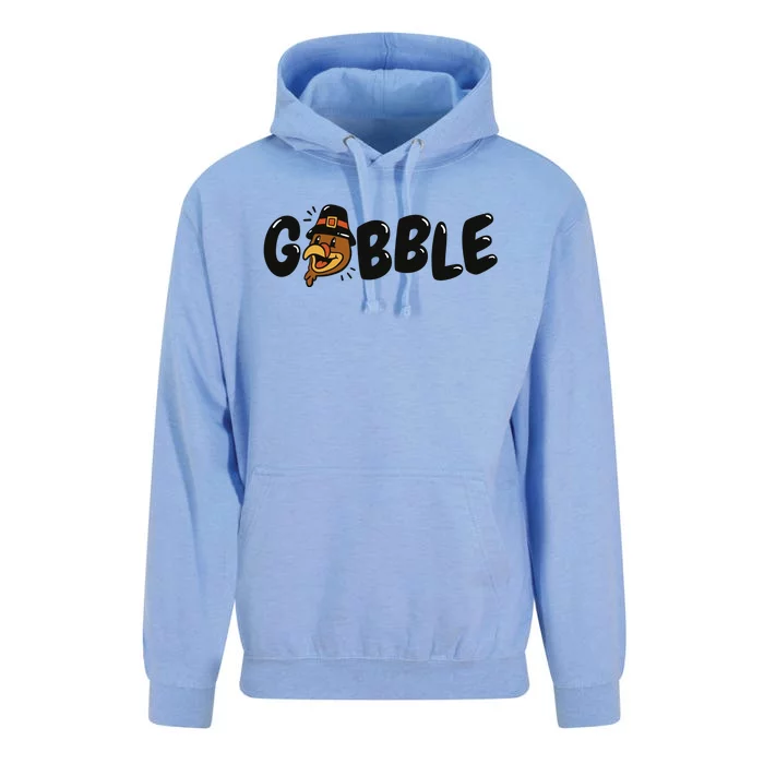 Gobble Turkey Thanksgiving Holiday Cute Unisex Surf Hoodie