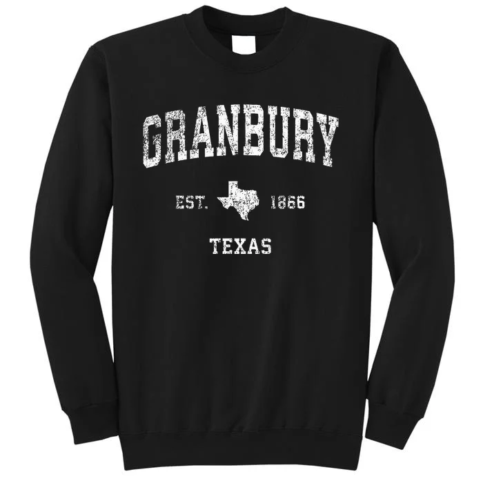 Granbury Texas Tx Vintage Athletic Sports Design Sweatshirt