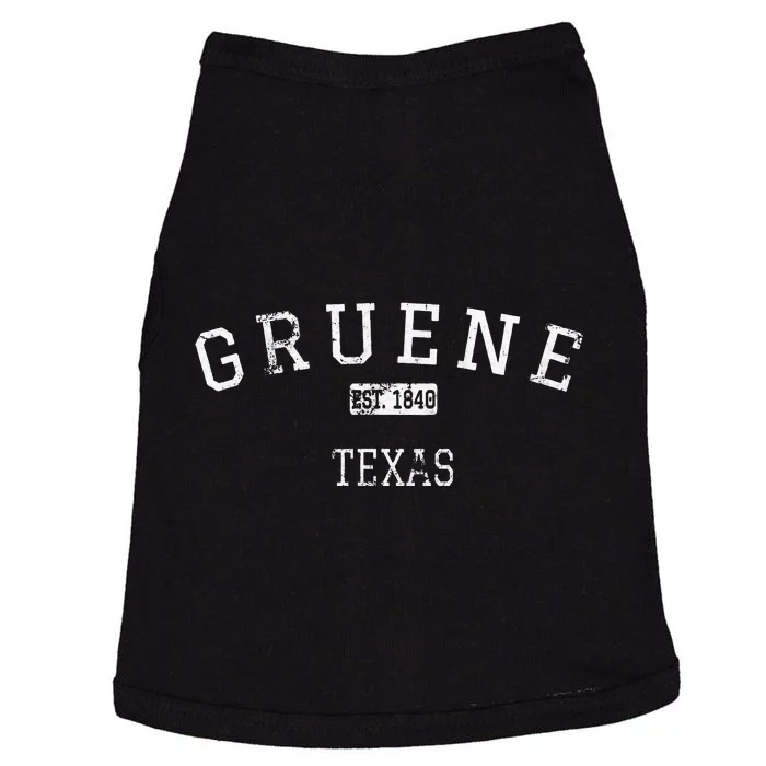 Gruene Texas TX Vintage Doggie Tank