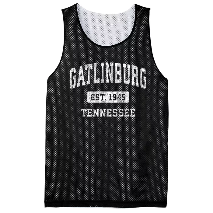 Gatlinburg Tennessee Tn Vintage Sports Mesh Reversible Basketball Jersey Tank