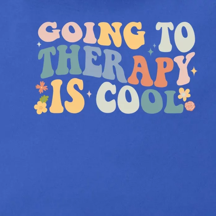 Going To Therapy Is Cool Gift Zip Tote Bag