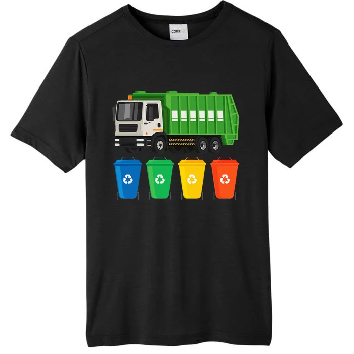 Garbage Truck Trash Recycling Lover Waste Management ChromaSoft Performance T-Shirt