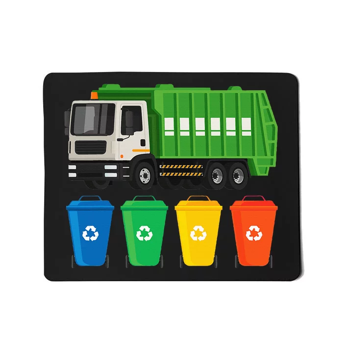 Garbage Truck Trash Recycling Lover Waste Management Mousepad