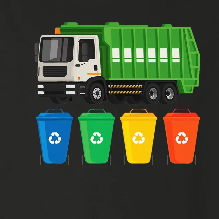 Garbage Truck Trash Recycling Lover Waste Management Toddler Long Sleeve Shirt