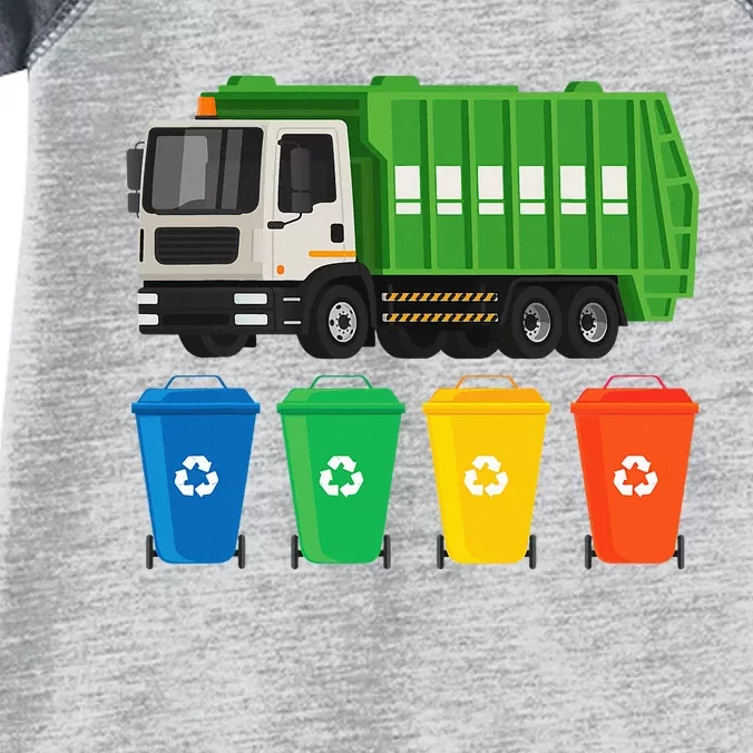 Garbage Truck Trash Recycling Lover Waste Management Infant Baby Jersey Bodysuit