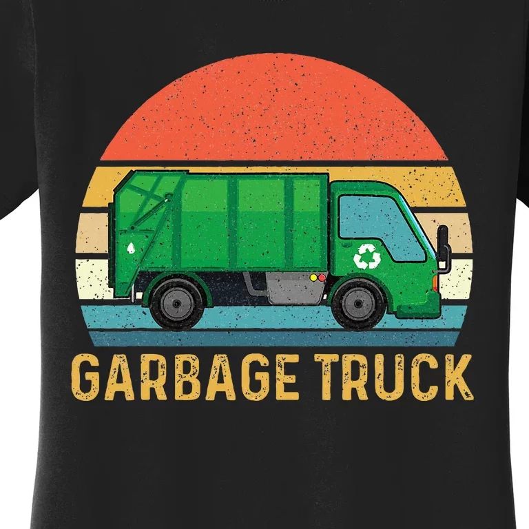 Garbage Truck Trash Recycling Lover Waste Management Women's T-Shirt