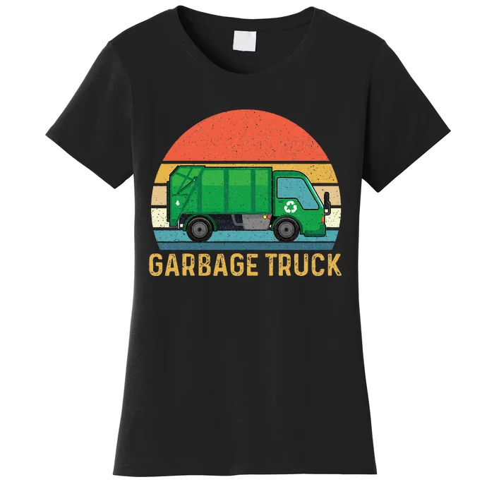 Garbage Truck Trash Recycling Lover Waste Management Women's T-Shirt