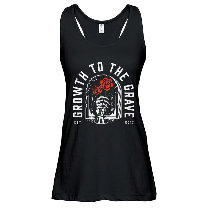 Growth To The Grave Funny Ladies Essential Flowy Tank