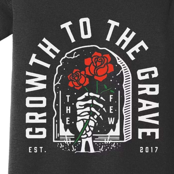 Growth To The Grave Funny Baby Bodysuit