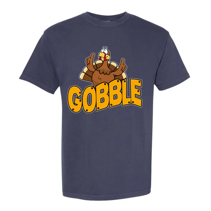 Gobble Turkey Thanksgiving Holiday Garment-Dyed Heavyweight T-Shirt