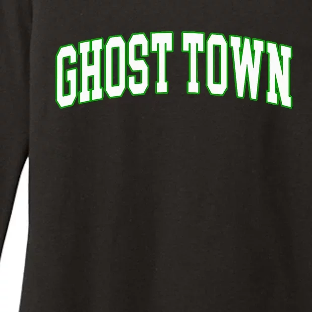 Ghost Town University Womens CVC Long Sleeve Shirt