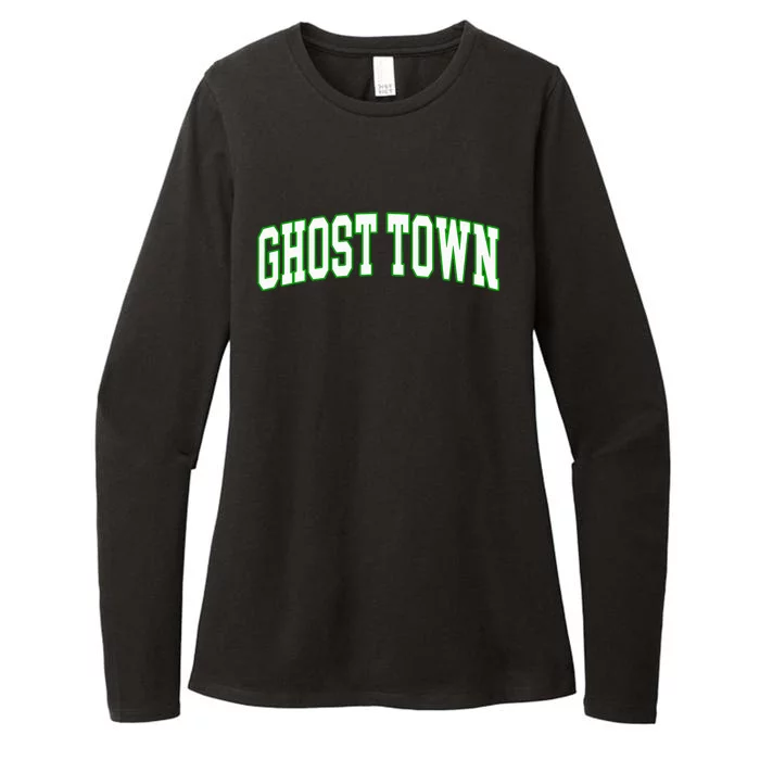 Ghost Town University Womens CVC Long Sleeve Shirt