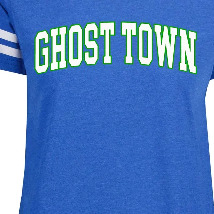 Ghost Town University Enza Ladies Jersey Football T-Shirt