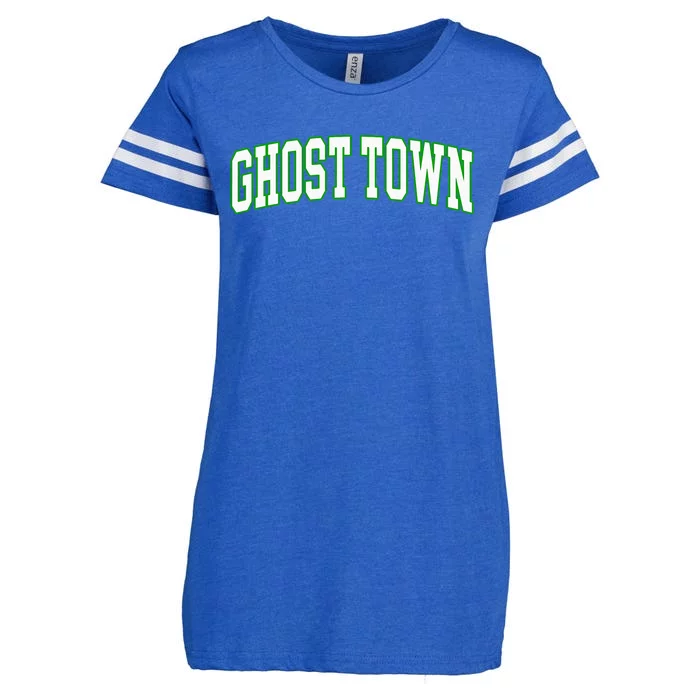 Ghost Town University Enza Ladies Jersey Football T-Shirt