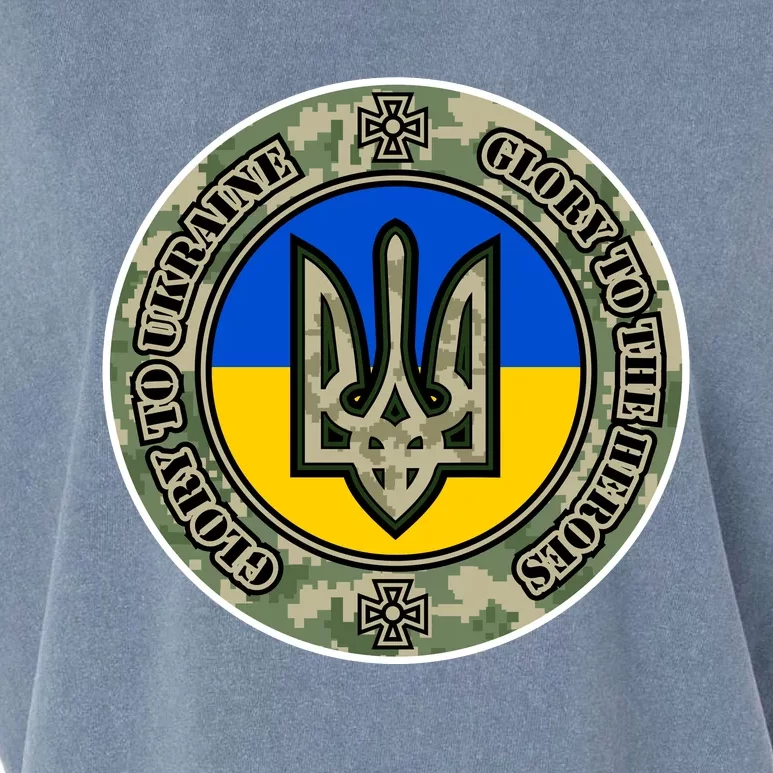 Glory To Ukraine Heroes Garment-Dyed Women's Muscle Tee