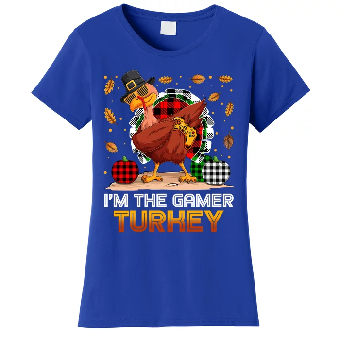 Gamer Turkey Video Games Gaming Thanksgiving Gift Women's T-Shirt