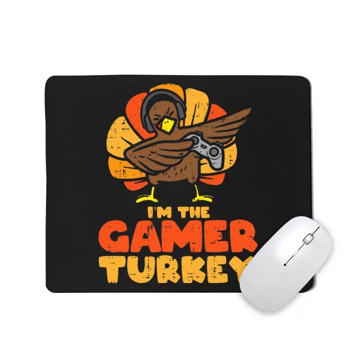 Gamer Turkey VIdeo Games Gaming  Thanksgiving Mousepad