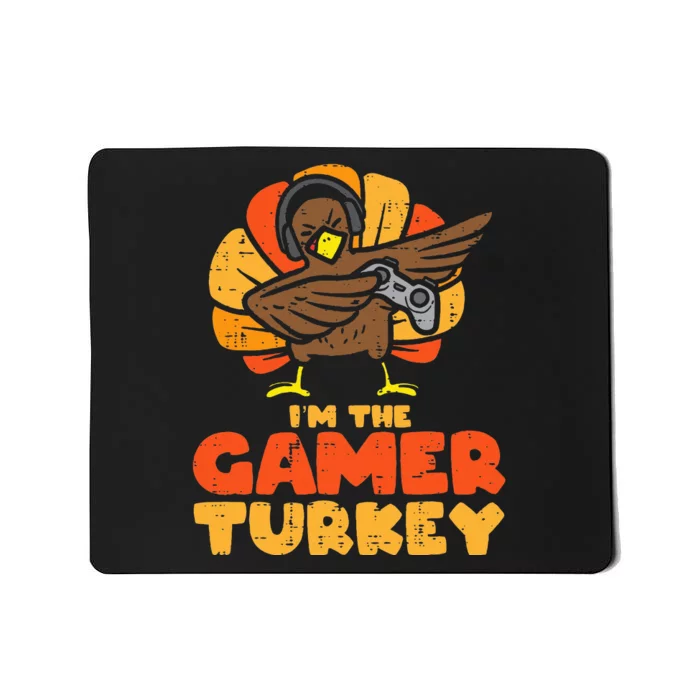 Gamer Turkey VIdeo Games Gaming  Thanksgiving Mousepad