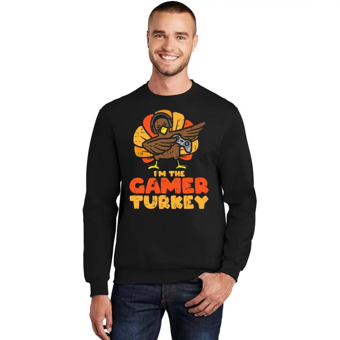 Gamer Turkey VIdeo Games Gaming  Thanksgiving Tall Sweatshirt