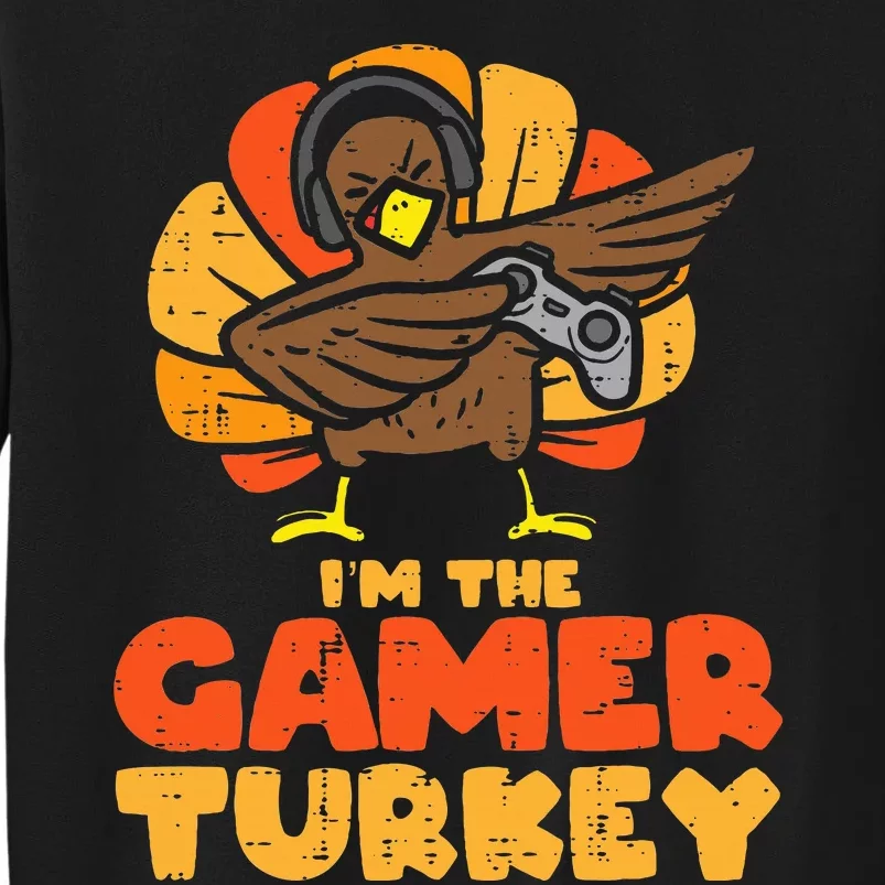 Gamer Turkey VIdeo Games Gaming  Thanksgiving Tall Sweatshirt