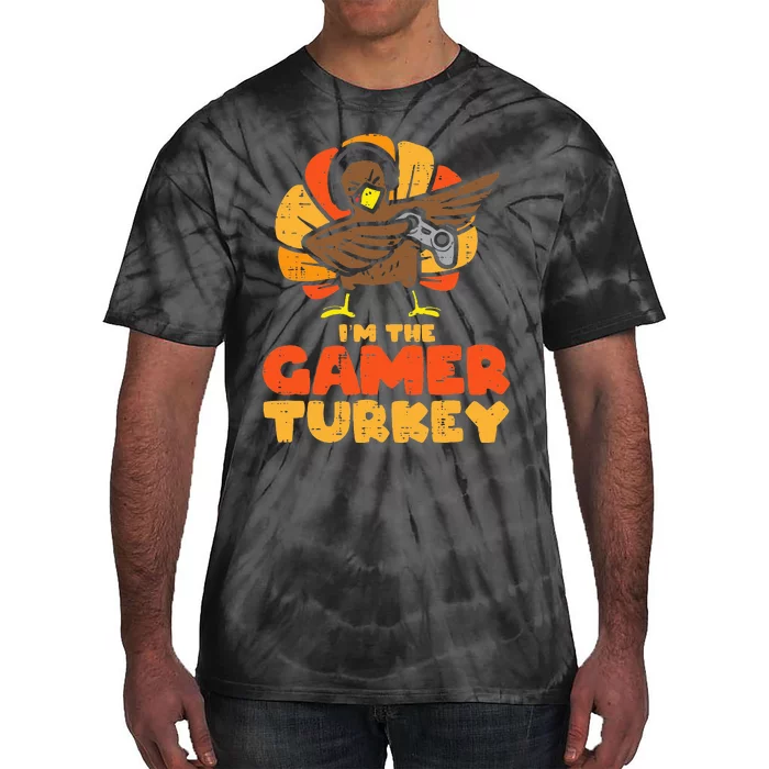 Gamer Turkey VIdeo Games Gaming  Thanksgiving Tie-Dye T-Shirt