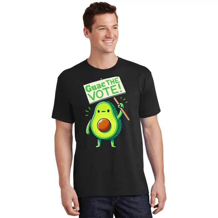 Guac The Vote Funny Avocado Voting Election T-Shirt