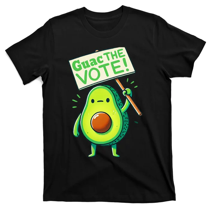 Guac The Vote Funny Avocado Voting Election T-Shirt