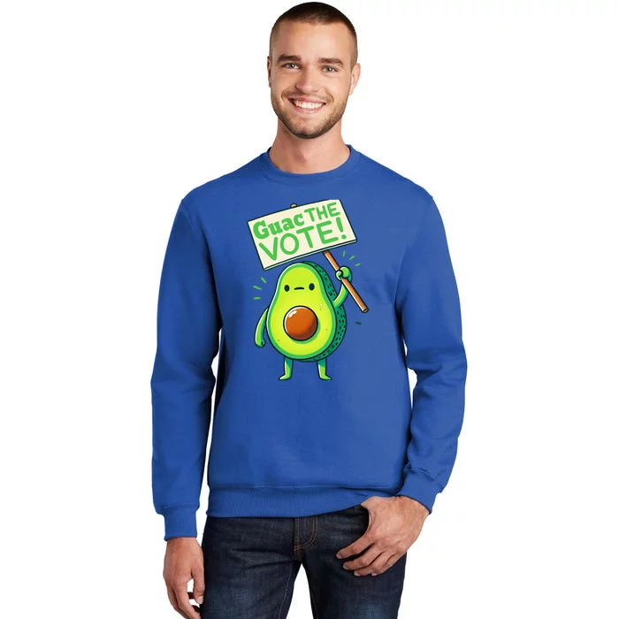 Guac The Vote Funny Avocado Voting Election Sweatshirt