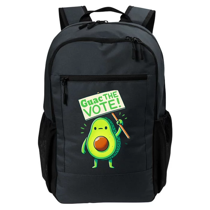 Guac The Vote Funny Avocado Voting Election Daily Commute Backpack