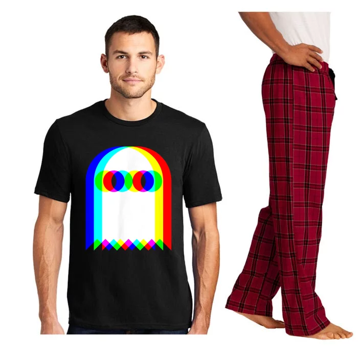 Ghost Trippy Vaporwave Halloween Techno Rave Edm Music Party Pajama Set