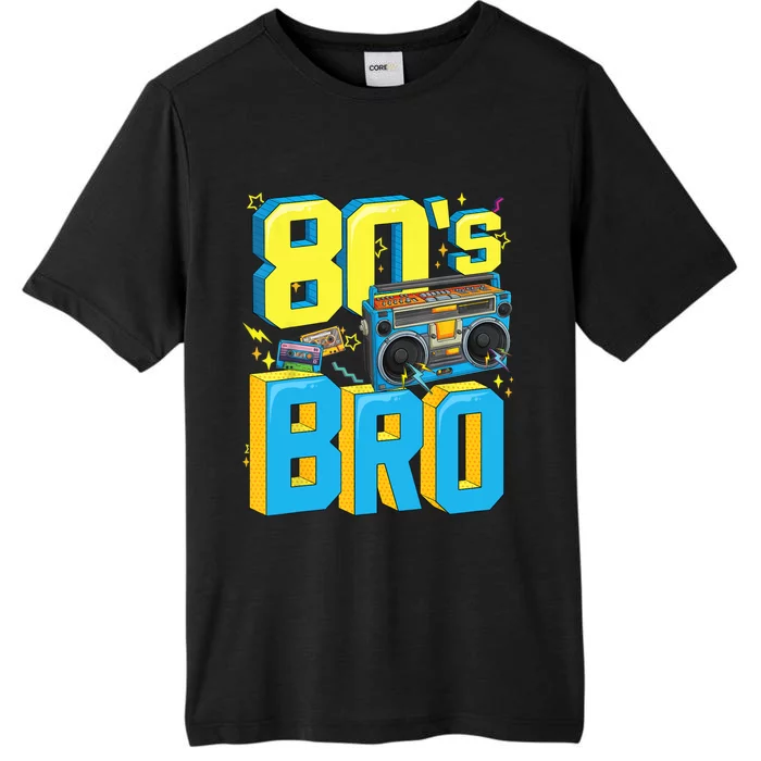 Graphic Tees Vintage 80s Bro 1980s Fashion 80 Party ChromaSoft Performance T-Shirt