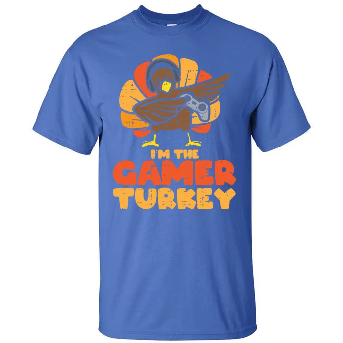 Gamer Turkey Video Games Gaming Thanksgiving Gift Tall T-Shirt