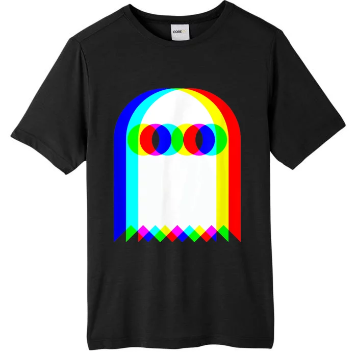 Ghost Trippy Vaporwave Halloween Techno Rave EDM Music Party ChromaSoft Performance T-Shirt