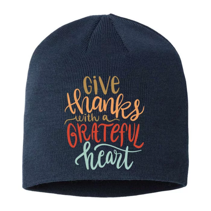 Give Thanks With A Grateful Heart 8 1/2in Sustainable Knit Beanie