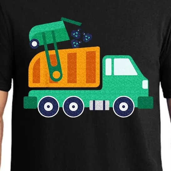 Garbage Truck Waste Recycle Trash Collector Earth Day Pajama Set