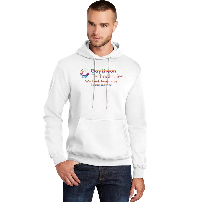 Gaytheon Technologies We Think Being Gay Is The Bomb Hoodie