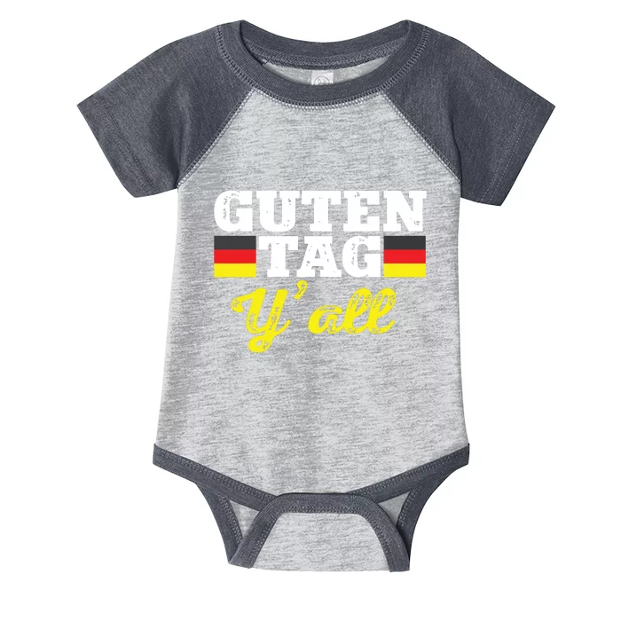 Guten Tag Yall German Hello Greeting Germany Infant Baby Jersey Bodysuit