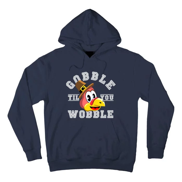 Gobble Till You Wobble Boys Thanksgiving Pumpkin Tall Hoodie