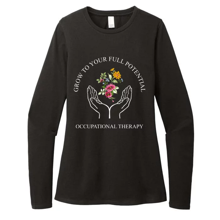 Grow To Your Full Potential Occupational Therapy Womens CVC Long Sleeve Shirt