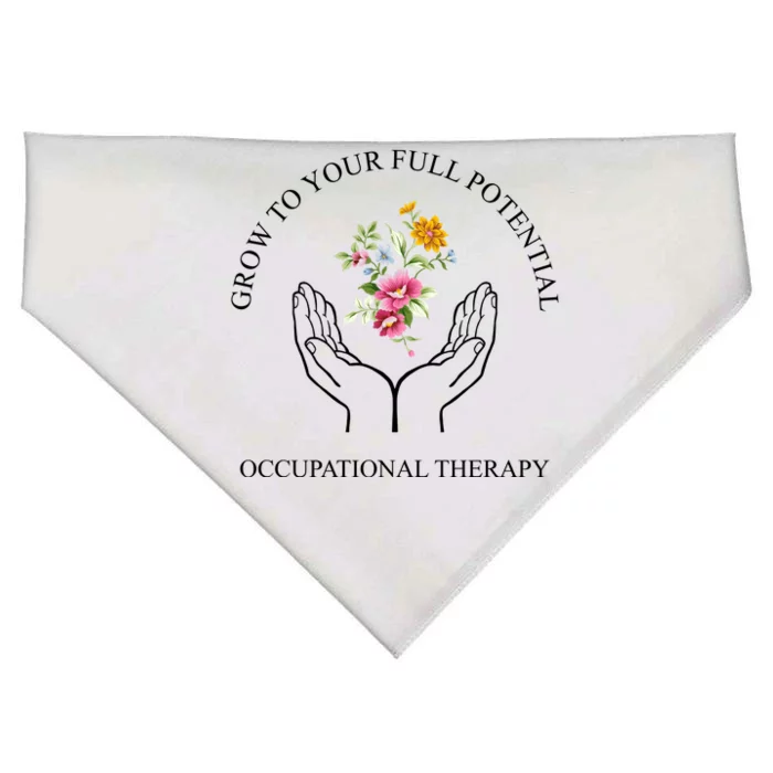 Grow To Your Full Potential Occupational Therapy USA-Made Doggie Bandana