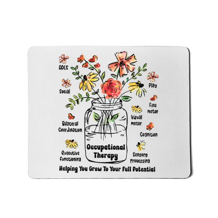 Grow To Your Full Potential Ot Flower Mousepad