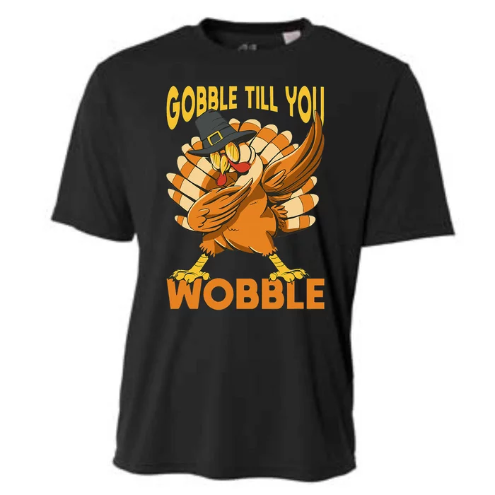 Gobble Till You Wobble Turkey Cooling Performance Crew T-Shirt