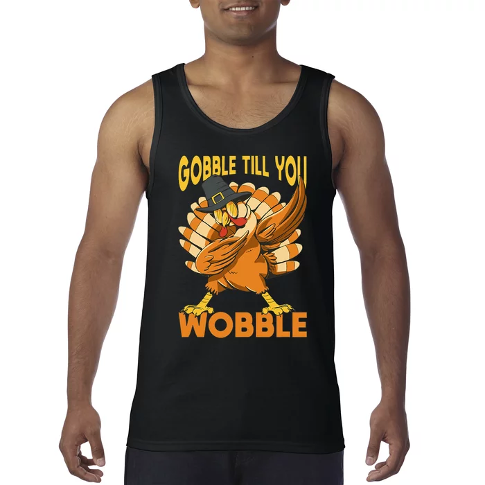 Gobble Till You Wobble Turkey Tank Top